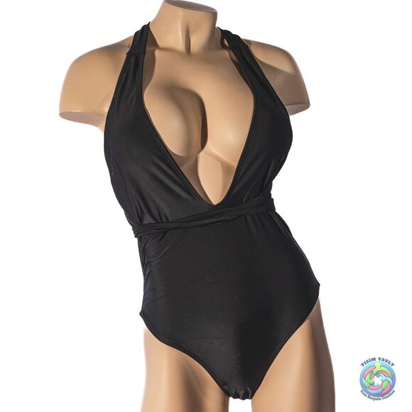 Source Unknown Other - Sports one-piece black bikini